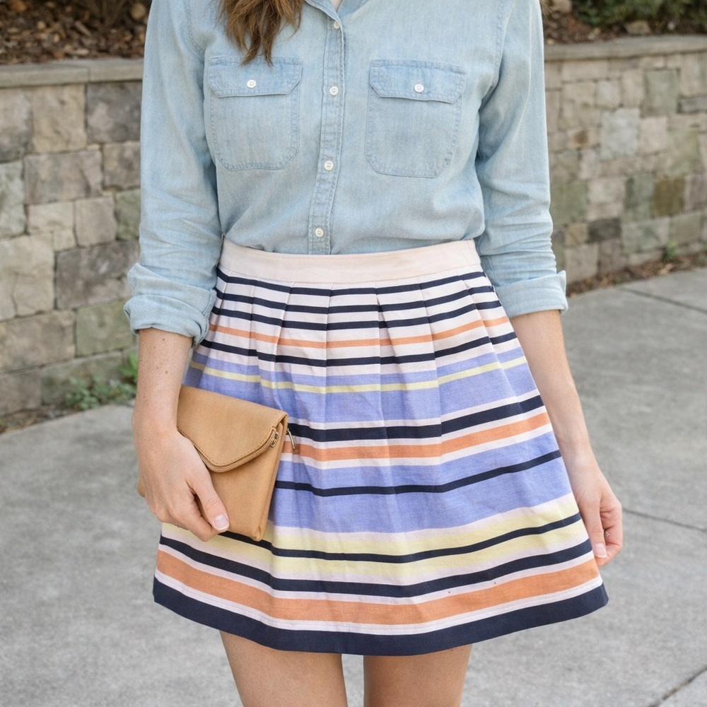 Forever 21 Striped Skirt